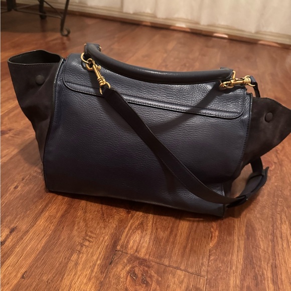 Navy Blue Celine Trapeze handbag - Picture 7 of 9